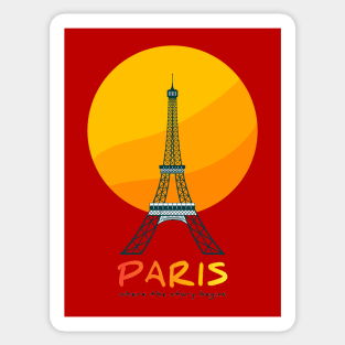 Paris - where the story begins Sticker